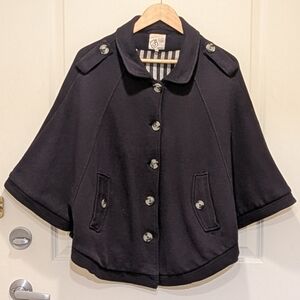 EUC Groggy XS Y2K Cotton Blend Mod Inspired Capelet Jacket